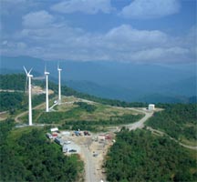 Buffalo Mountain Wind Energy Project summer image